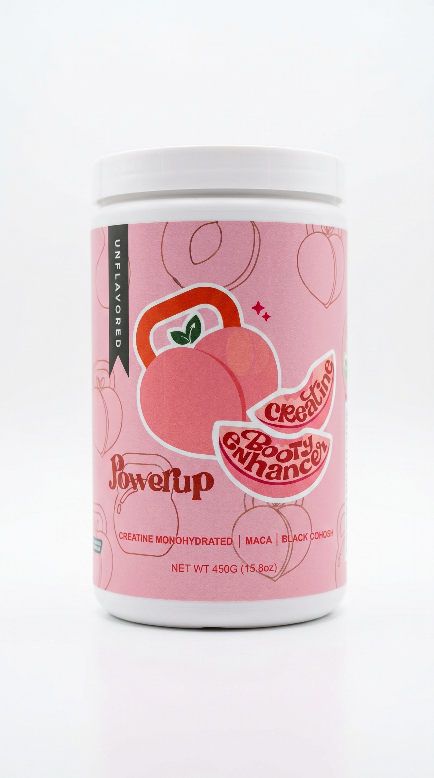 Power Up Peach  Creatine + Adaptogens for Women | Strength, Energy & Wellness